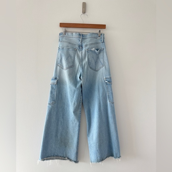 MOTHER Undercover Cargo Sneak Jeans in Sun Kissed 27 - Picture 7 of 7